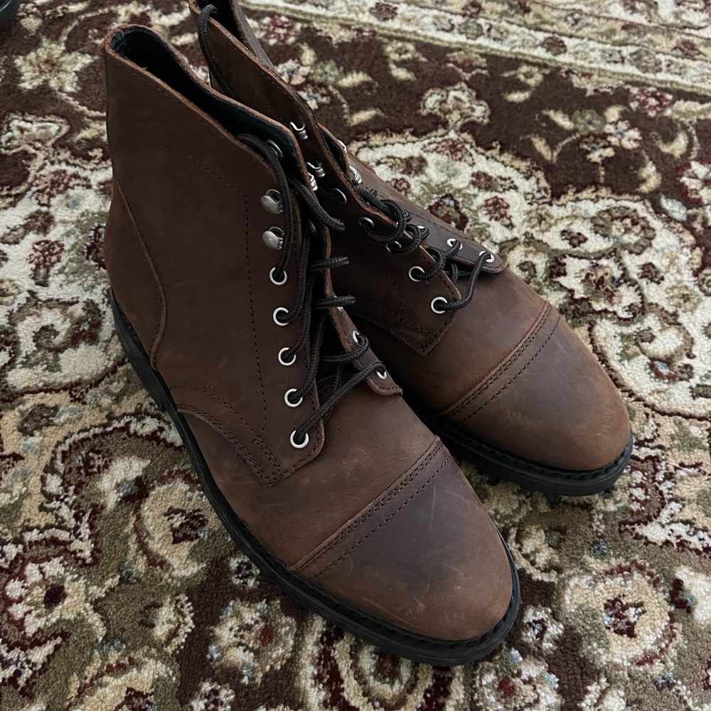 Brown Leather Men's Boots